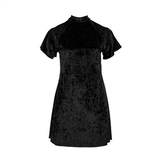 Lilliana Velvet Turtleneck Dress