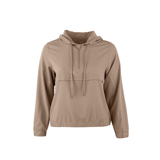 Coleen Half Zip Woven Pullover