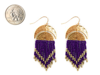 Elle Seedbead Drop Earrings