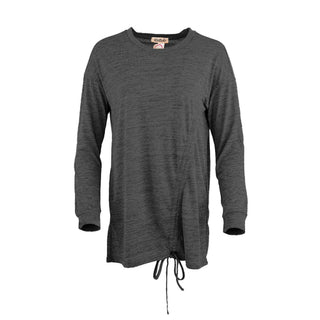 Taylor Knit Top With Asymmetrical Drawstring