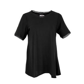 Lizzie Relaxed Fit T-Shirt with Mesh Detailing