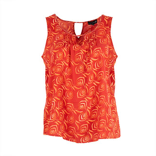 Ada Sleeveless Top with Keyhole Detail