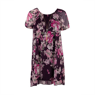 Thea Floral Mesh Dress