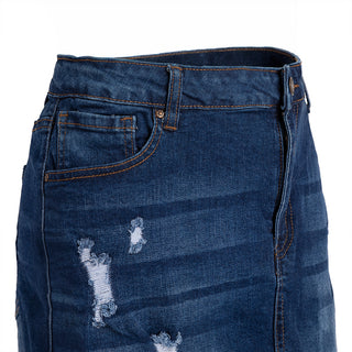 Belinda Denim Pencil Mini Skirt